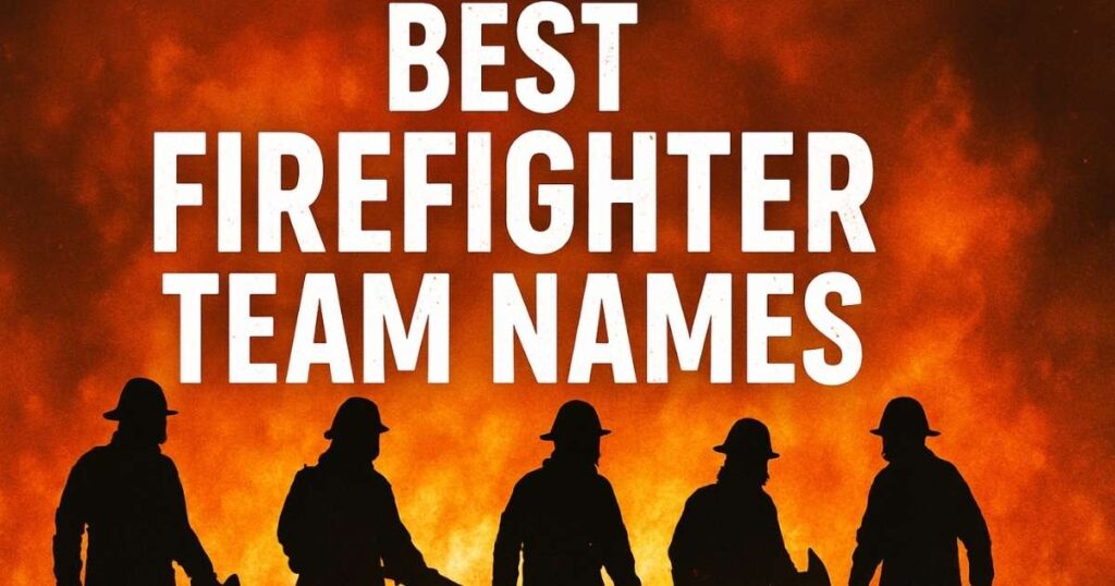 1000+ Best Firefighter Team Names for Any Event or Group