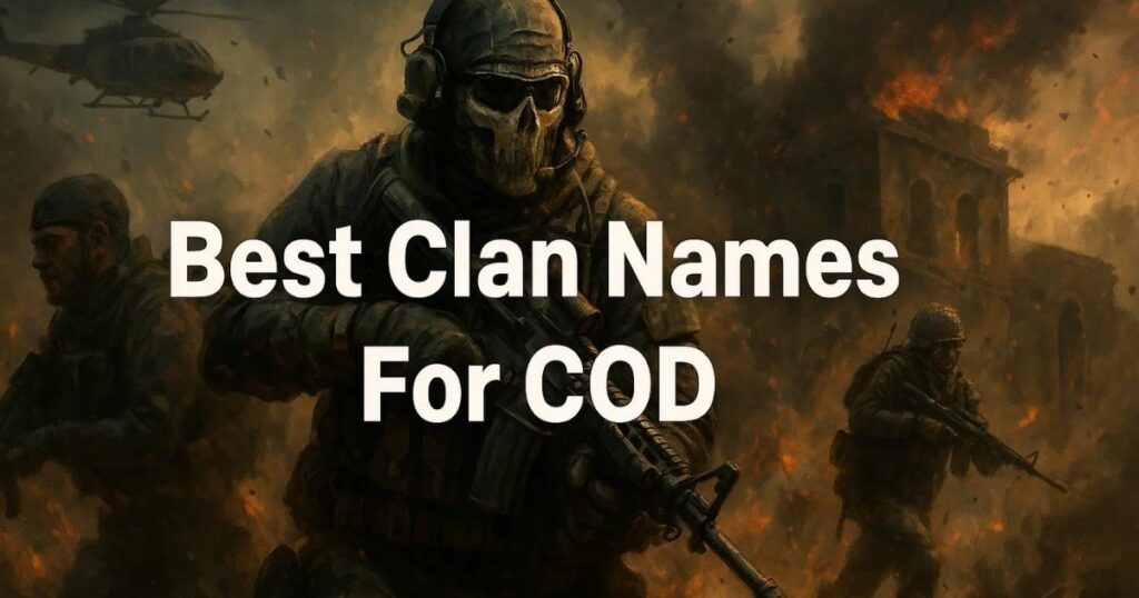 600+ Best Clan Names For COD | Cool 3 Letter & Tag Ideas 2025