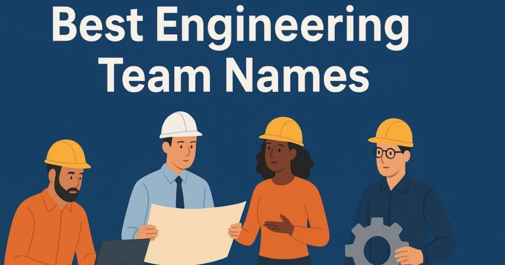 600 Best Engineering Team Names 2025 – Funny, Creative & Professional Ideas for Engineers And Their Groups