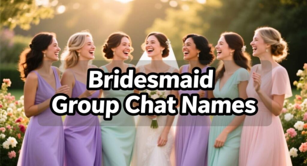 750+ Creative Bridesmaid Group Chat Names for Fun, Stylish, and Memorable Teams