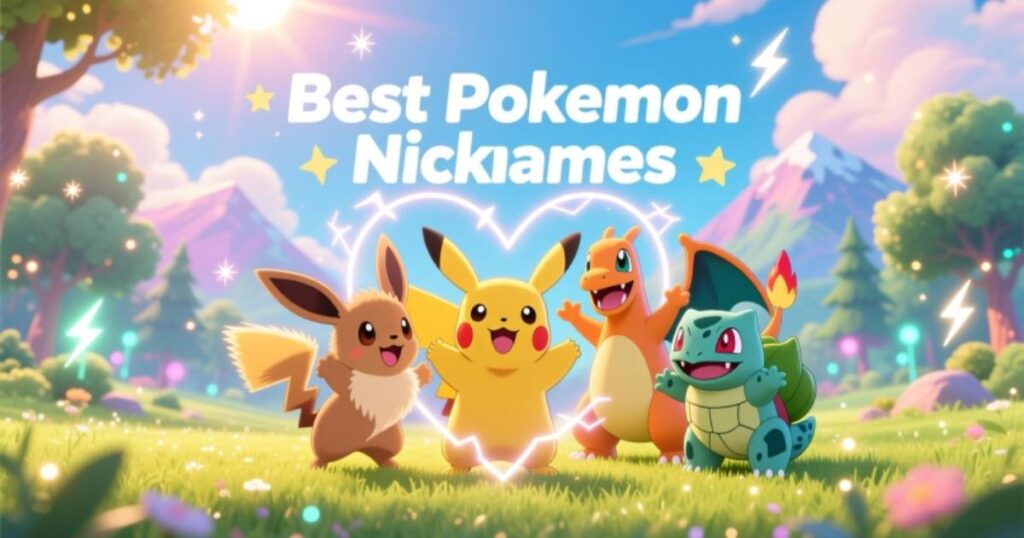 800+ Best Pokémon Nicknames: Funny, Cute, Legendary & Unique Names for Every Pokémon
