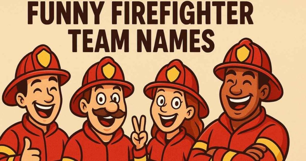 Funny Firefighter Team Names
