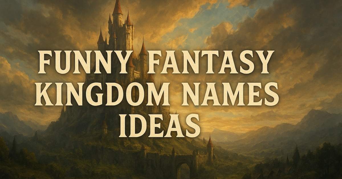 Funny Kingdom Names Ideas: 1000+ Creative, Silly & Memorable Fantasy Kingdom Names