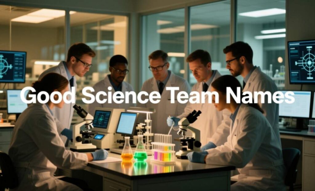 Good Science Team Names