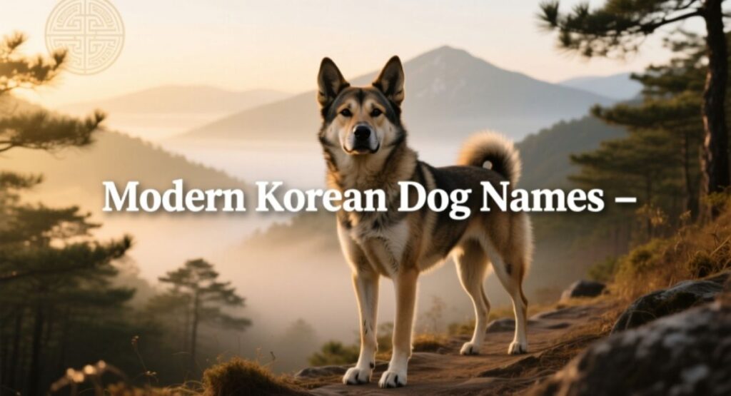 Modern Korean Dog Names