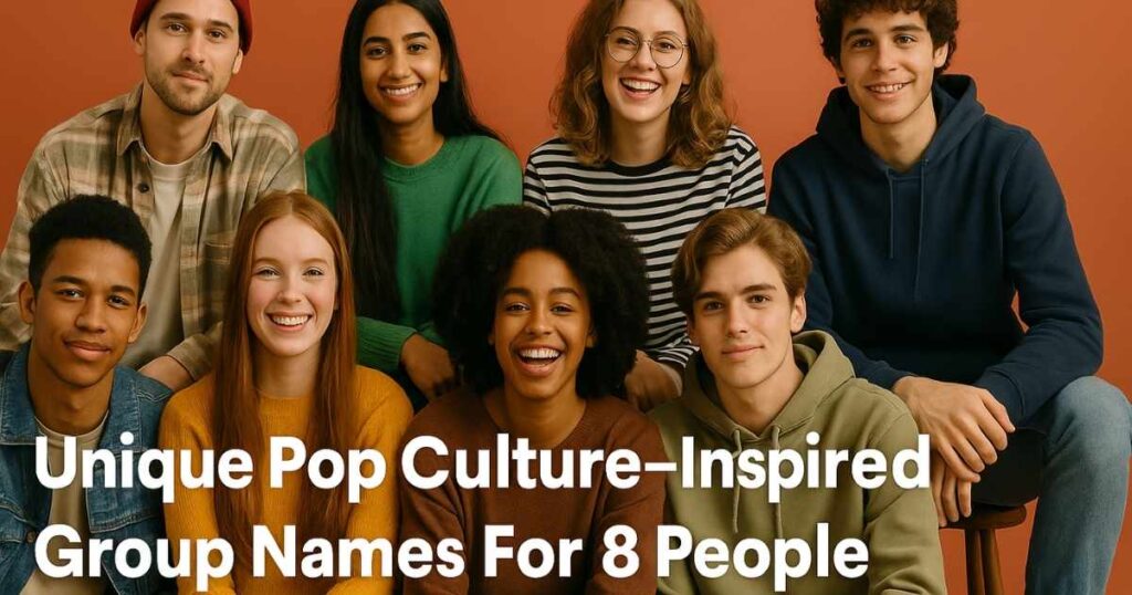 Pop Culture-Inspired Group Names For 8 People