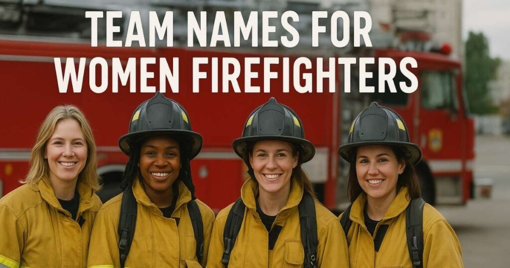 Team Names For Women Firefighters