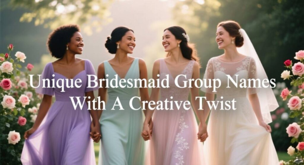 Unique Bridesmaid Group Names With A Creative Twist
