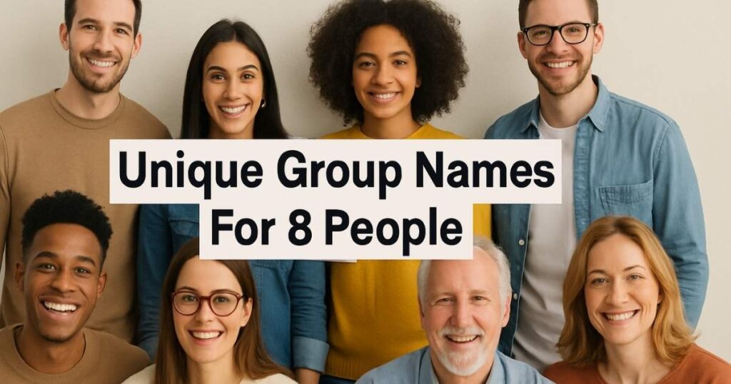 Unique Group Names For 8 People
