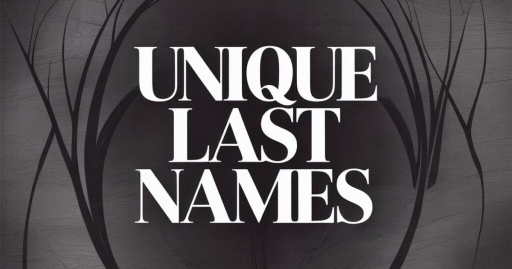 Unique Last Names