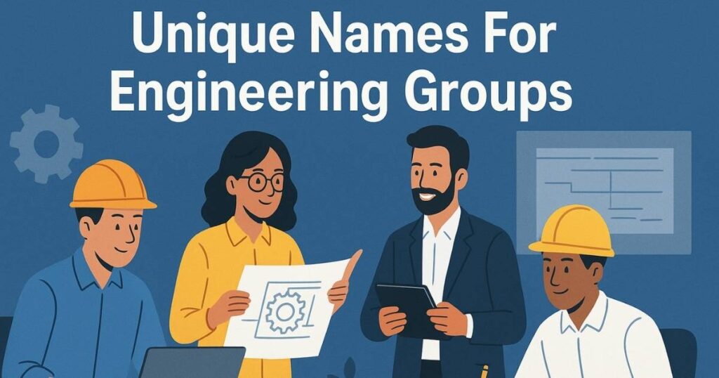 Unique Names For Engineering Groups