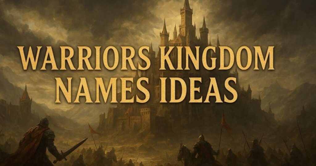 Warriors Kingdom Names Ideas