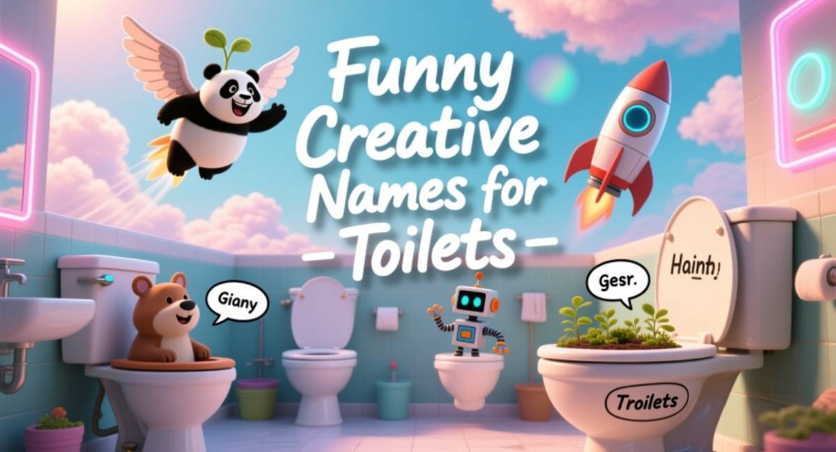 600+ Funny Creative Names for Toilets: Funny, Cute, Fancy & Unique Toilet Names
