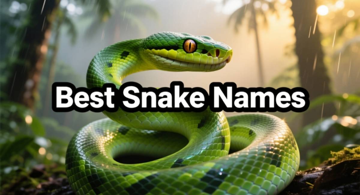 750+ Best Snake Names: Funny, Cute, Cool & Unique Names for Male & Female Snakes