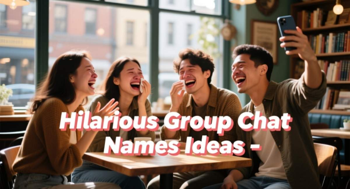 750+ Hilarious Group Chat Names Ideas That Will Make Everyone Laugh Hard