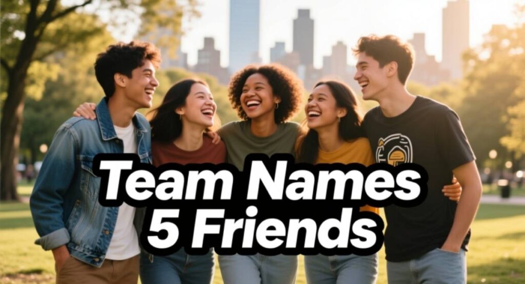 999+ Fun & Creative Team Names 5 Friends That Are Funny, Unique, and Memorable