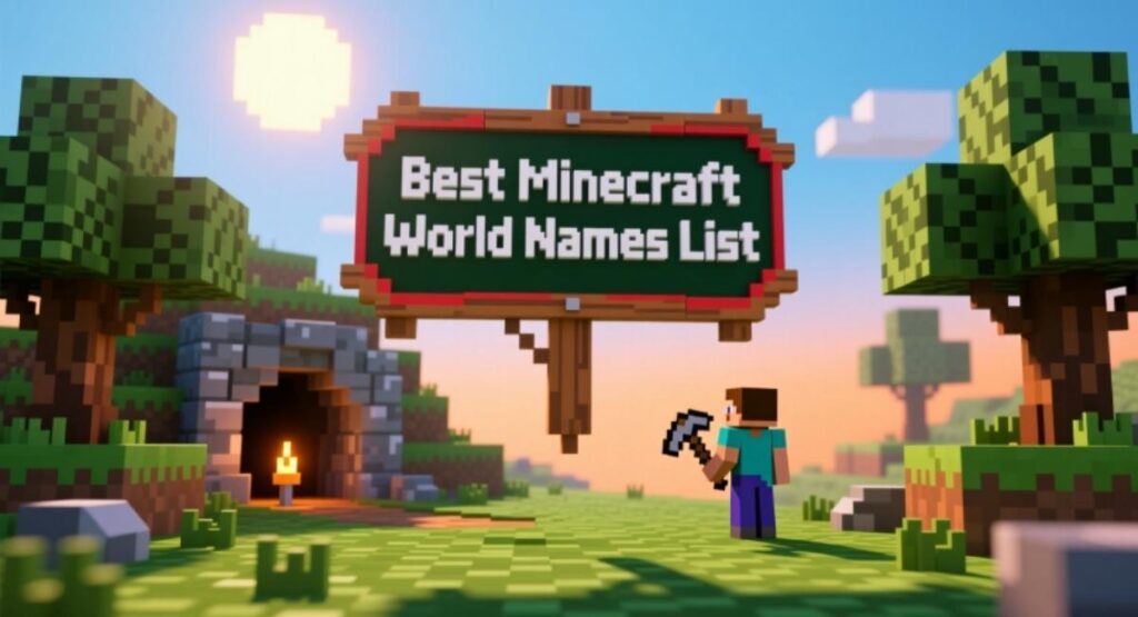 Best Minecraft World Names List