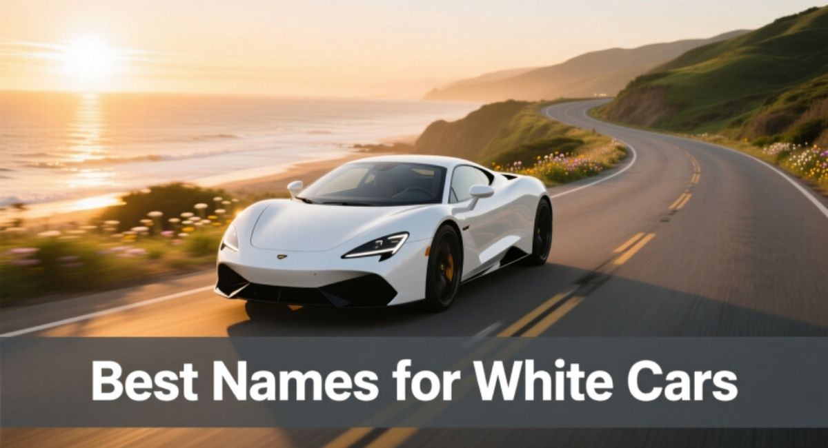 Best Names for White Cars: Cute, Unique, Stylish, and Fun Ideas for Your Ride