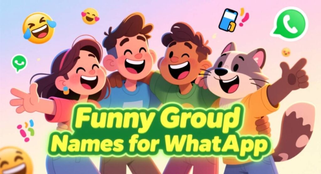 Funny Group Names for WhatsApp: Hilarious, Creative Names for Friends & College