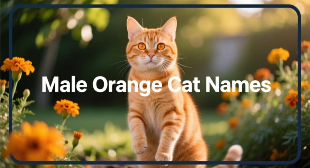Male Orange Cat Names
