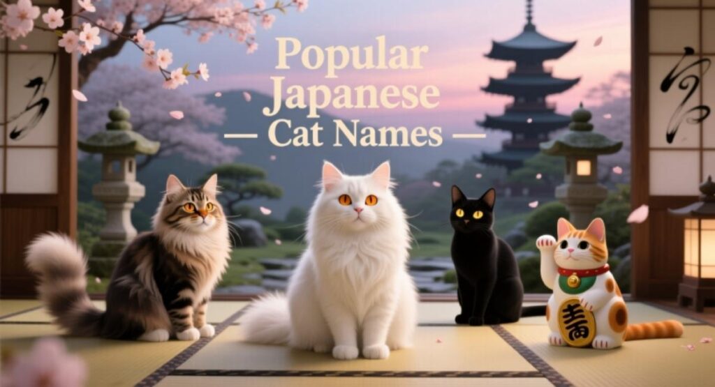 Popular Japanese Cat Names