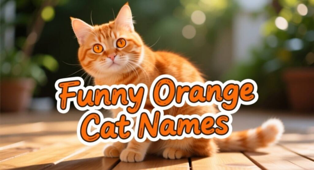 Top 1000 Funny Orange Cat Names: Silly, Cute & Unique Names for Your Playful Kitty