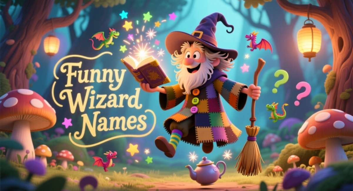 1000+ Funny Wizard Names That Will Make Your Characters Magical and Hilarious