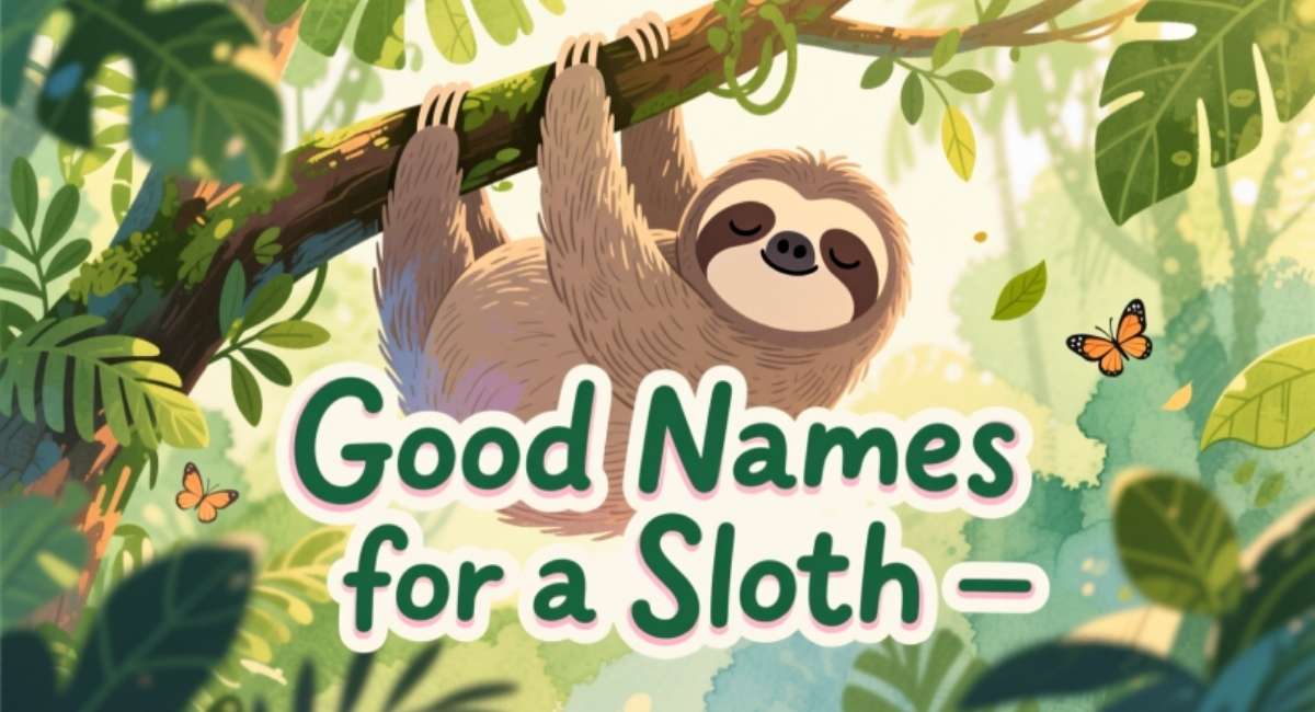 500+ Good Names for a Sloth: Cute, Funny & Unique Ideas for Your Slow Pet