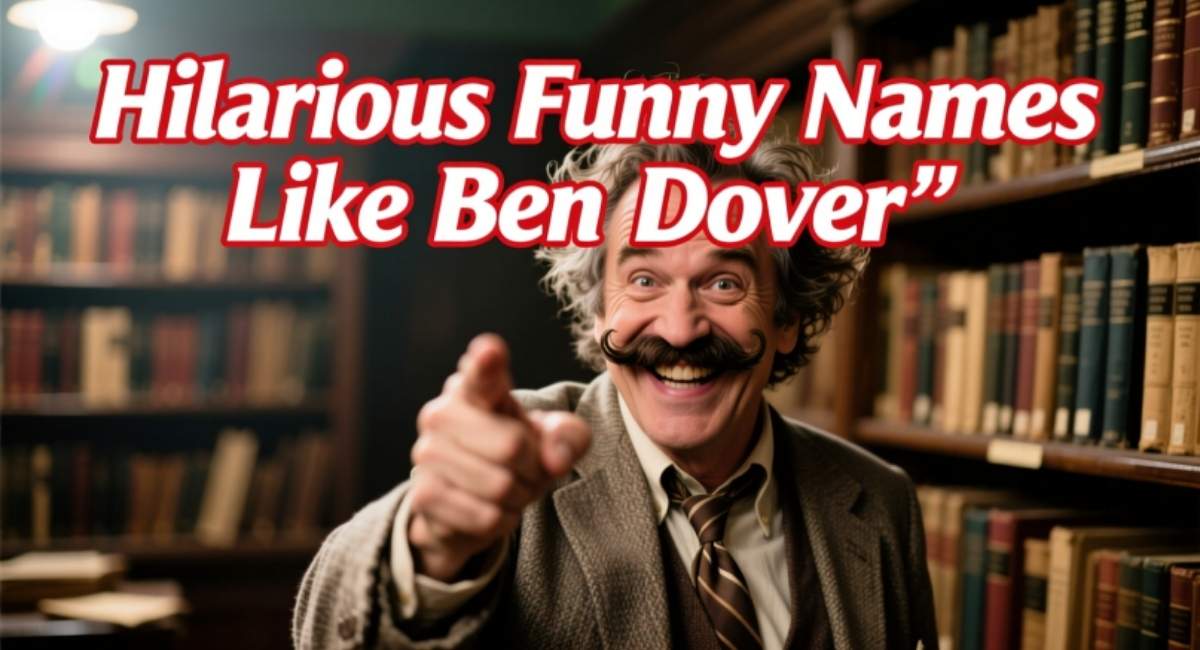 500+ Hilarious Funny Names Like Ben Dover That Will Make Everyone Laugh Instantly