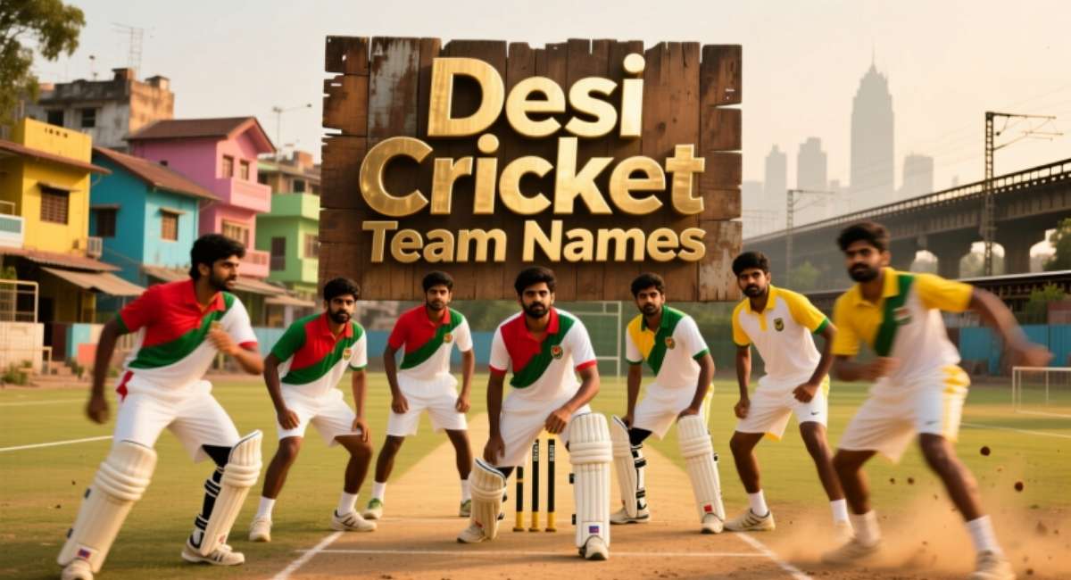 700+ Desi Cricket Team Names: Unique, Funny, Bold & Creative Names for Your Team