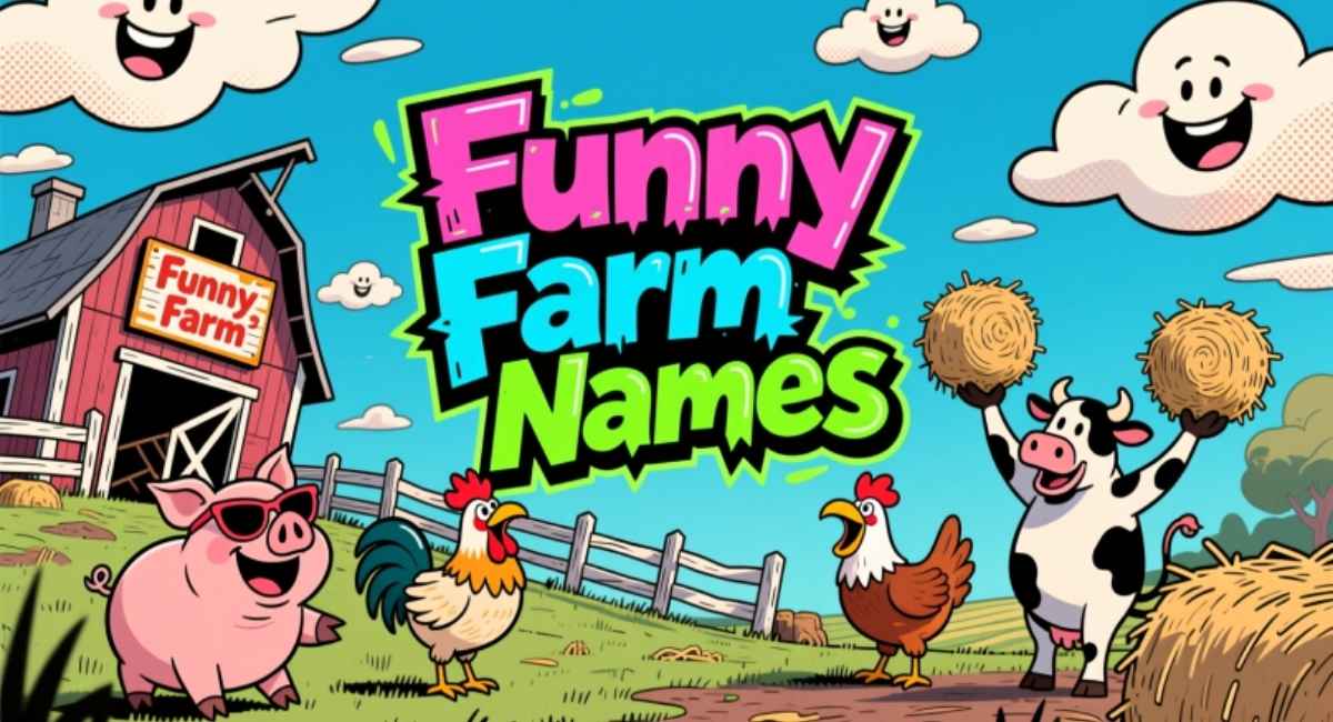 750+ Funny Farm Names That Are Clever, Silly, and Perfect for Any Farm