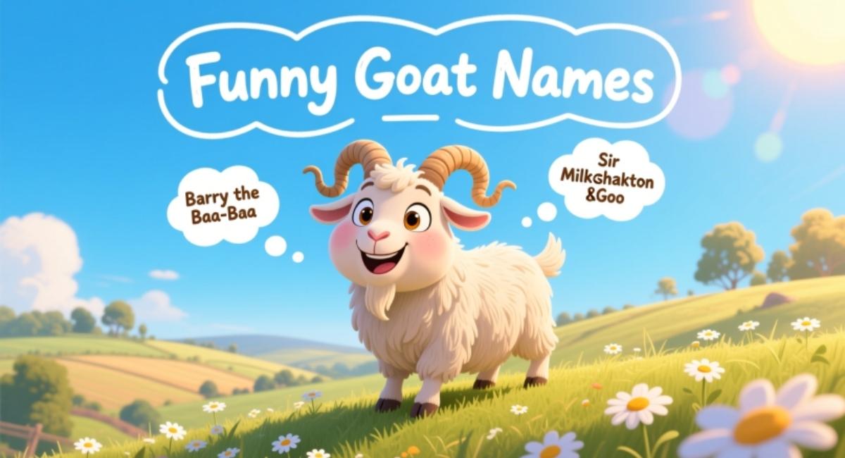 900+ Funny Goat Names: Cute, Silly & Pun-Filled Names for Every Goat
