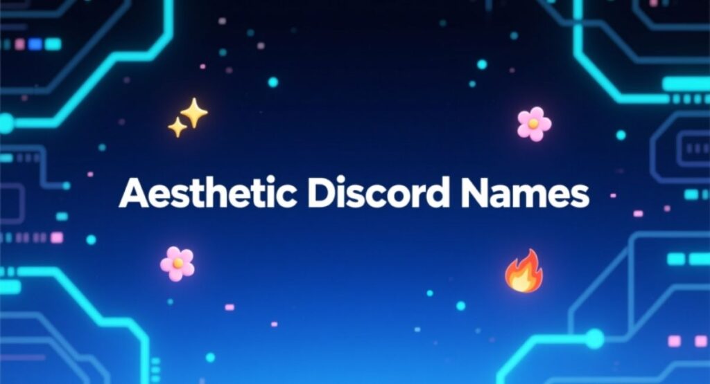 Aesthetic Discord Names