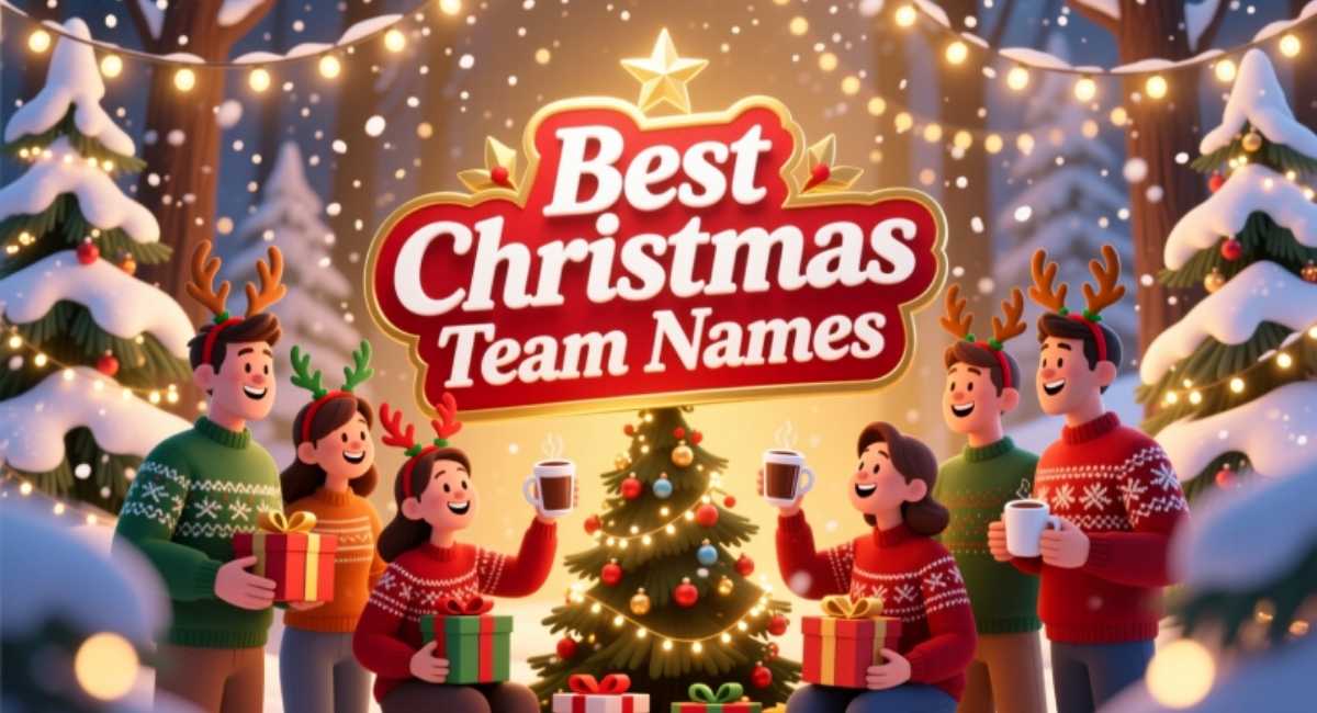 Best Christmas Team Names: Funny, Cute, Clever & Festive Ideas for Teams