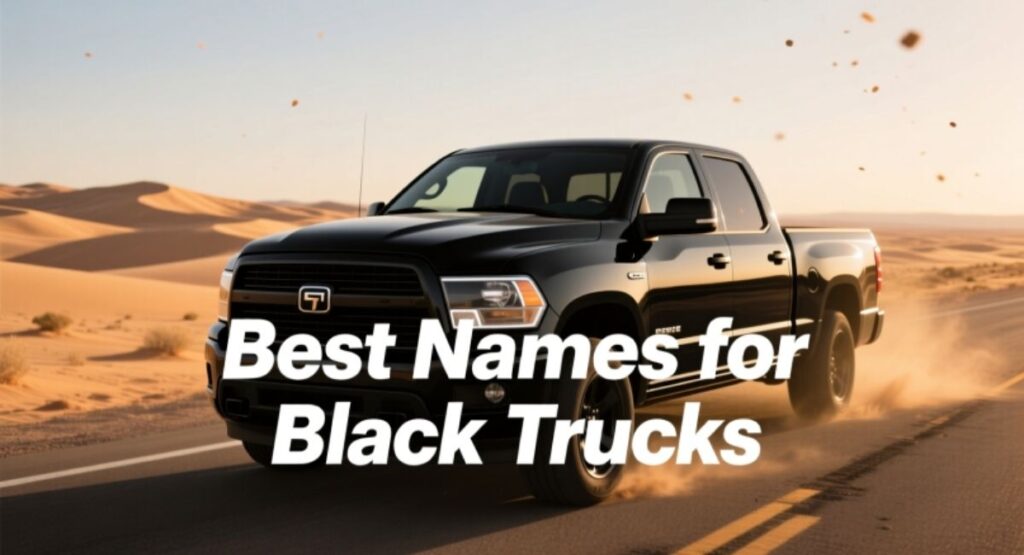 Best Names for Black Trucks: Cool, Strong & Unique Ideas for Your Ride