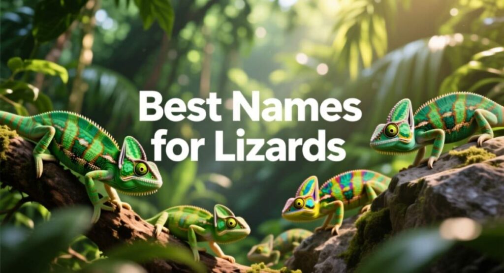 Best Names for Lizards: Cute, Funny & Unique Ideas for Your Pet Lizard