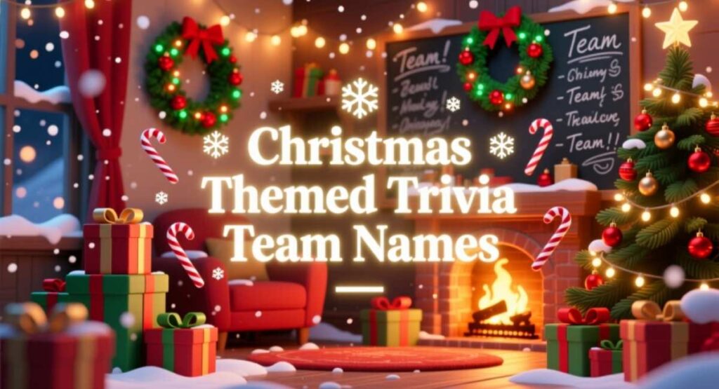 Christmas Themed Trivia Team Names