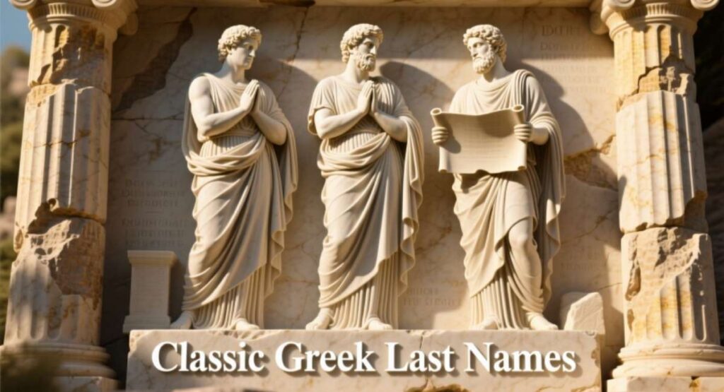 Classic Greek Last Names and Meanings