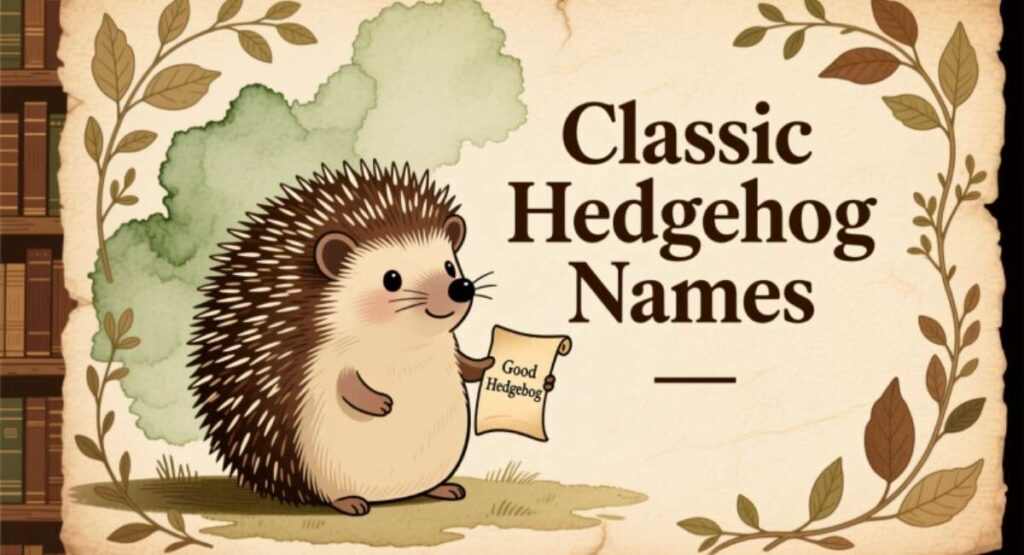 Classic Hedgehog Names