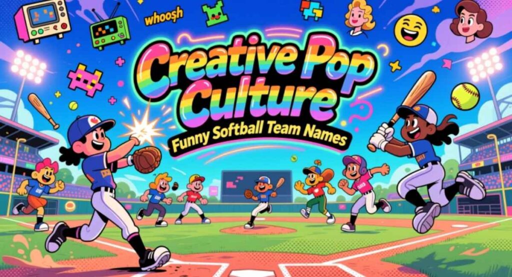 Creative Pop Culture Funny Softball Team Names