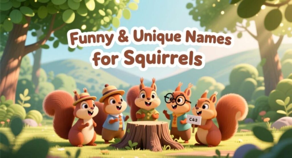Cute, Funny & Unique Names for Squirrels to Match Their Playful Personality