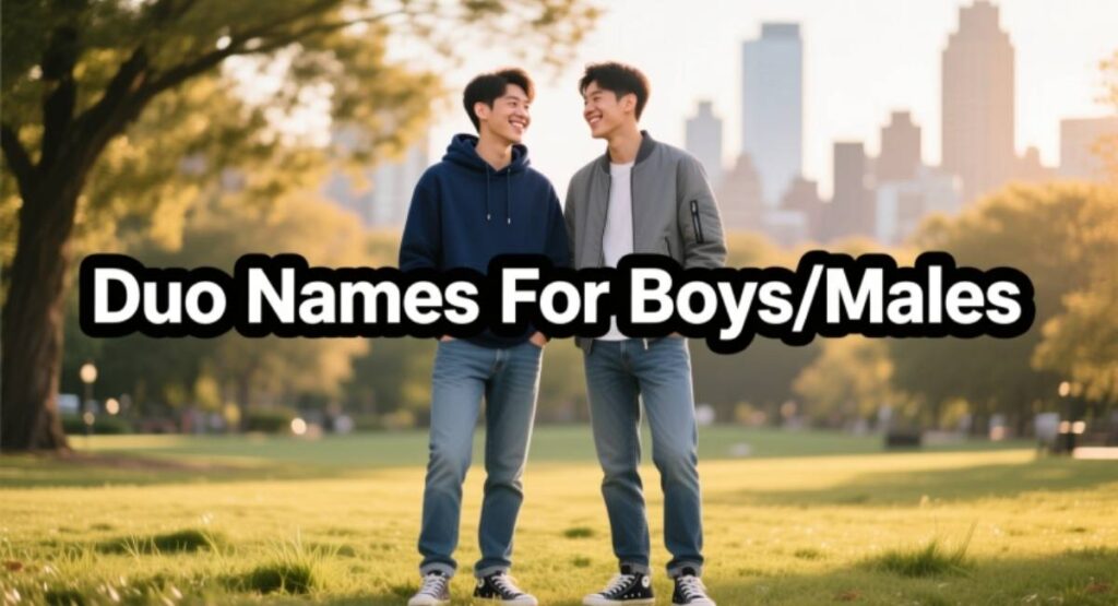 Duo Names For Boys/Males