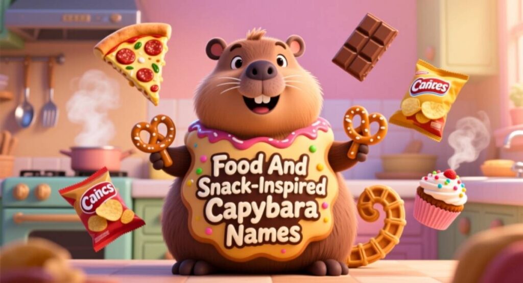 Food And Snack-Inspired Capybara Names