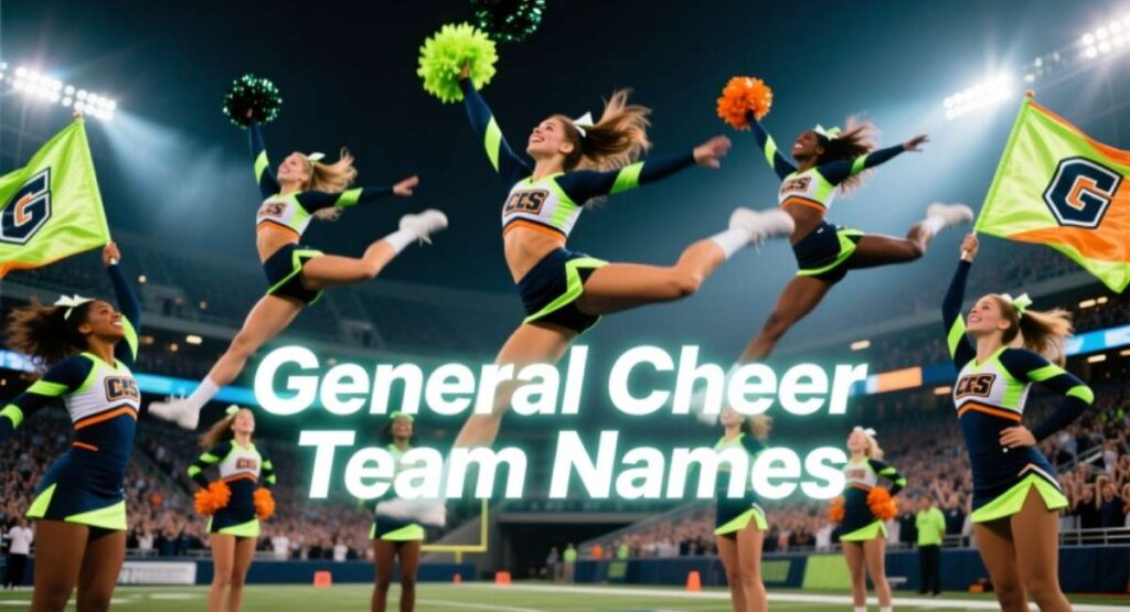 General Cheer Team Names