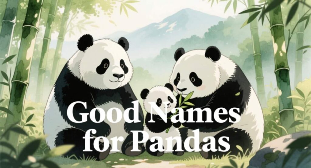 Good Names for Pandas: Cute, Funny, and Unique Ideas for Every Panda