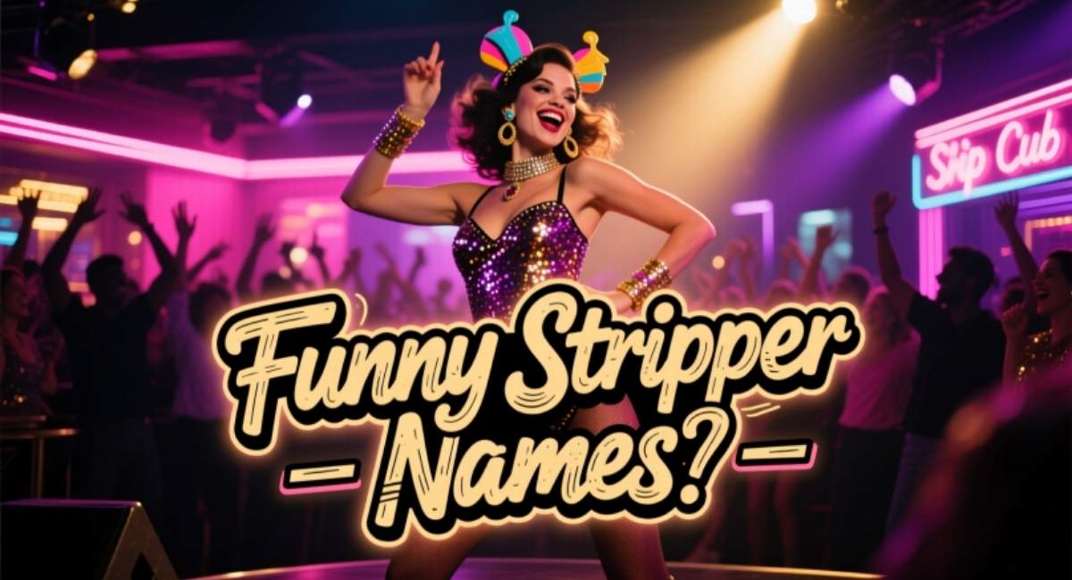 Hilarious Funny Stripper Names for Male, Female & Gender-Free Performers