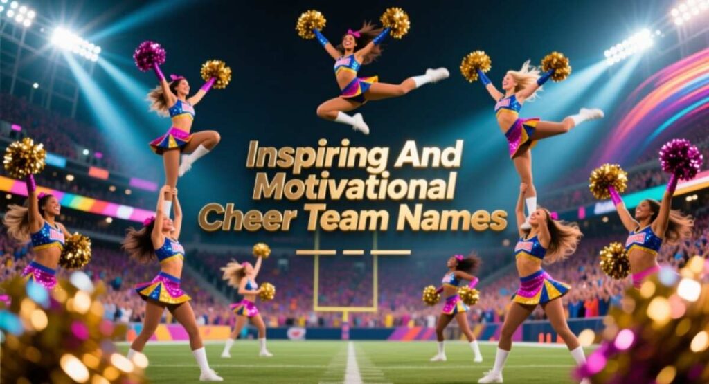 Inspiring And Motivational Cheer Team Names