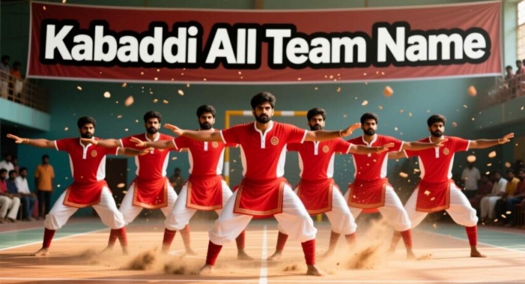 Kabaddi All Team Name