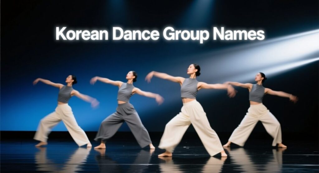 Korean Dance Group Names