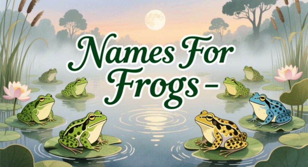 Names For Frogs